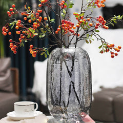 Ice Flower Glass Vase