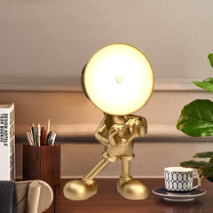 Little Golden Man Touch Charging Desk Lamp