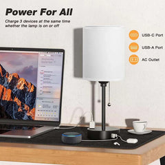 Rezwn Metal USB Table Lamp