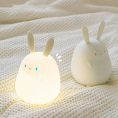 Cartoon Rabbit Silicone Night Light