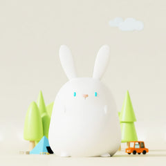 Cartoon Rabbit Silicone Night Light