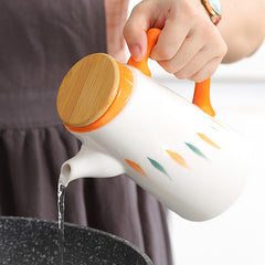 Printed Ceramic Oil Bottle