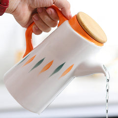 Printed Ceramic Oil Bottle