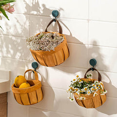 Rattan Wall Hanging Storage Basket