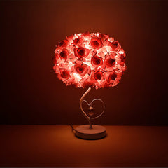 Rose Crystal Desk Lamp