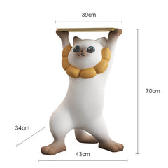 Cat Resin Storage Ornament