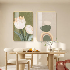Flower Cup Crystal Porcelain Art Painting Set