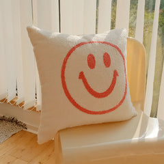 Smile Throw Pillow Cover