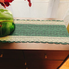 Stitching Macrame Hollow Table Runner