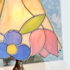Vintage Stained Glass Table Lamp