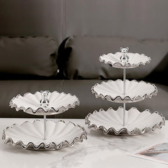 Water Ripple Shape Multi-Layer Dessert Stand