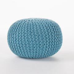 Indoor Bohemian Handcrafted Modern Cotton Ottoman Pouf