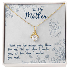 To My Mon if there ever comes a day where we cant be together Alluring Beauty Necklace