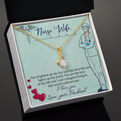 Copy of To my nurse wife Alluring Beauty Necklace