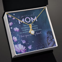 Message Card Mother day -6 Alluring Beauty Necklace