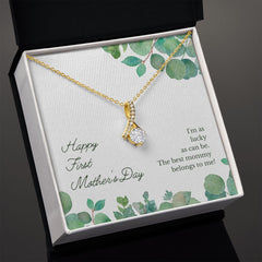 Happy First Mother's Day Alluring Beauty Necklace