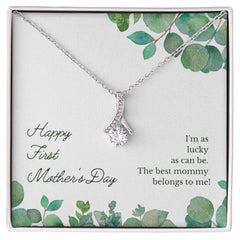 Happy First Mother's Day Alluring Beauty Necklace