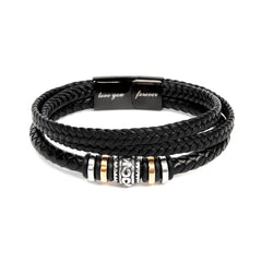 Love you forever Mens Bracelet
