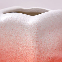 Cute Cat Back View Ceramic Vase
