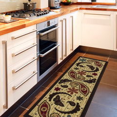 Non-Slip Rubber Back Pair Kitchen Runner Rug, 20" x 59"