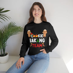 Cookie Baking Team Ugly Christmas Unisex Heavy Blendâ„?Crewneck Sweater Sweatshirt
