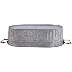 Galvanized Oval Tub, 20.27IN