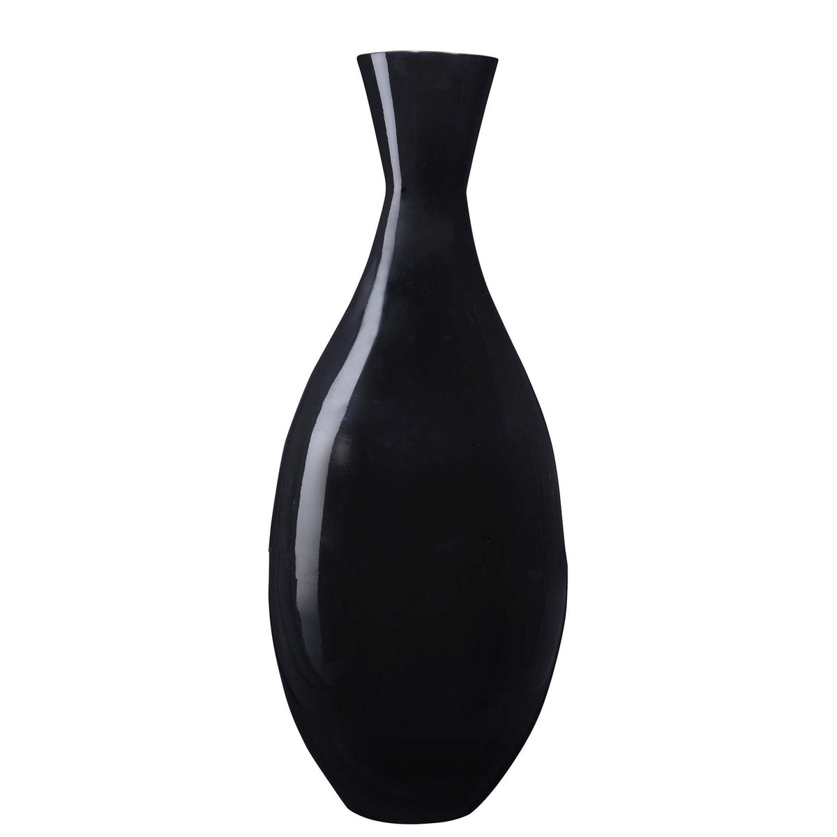 24â€?Tall Black Bamboo Vase