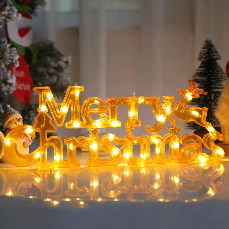LED Christmas Letters Night Light