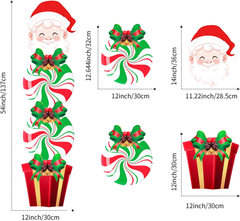 Christmas Decorations Outdoor 54 In Xmas Yard Stakes Signs New Year Giant 1 Pack