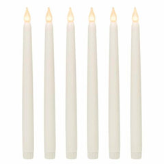 LED Candle Sets Flickering Taper Faux Wax Color Change Options w/ Remote