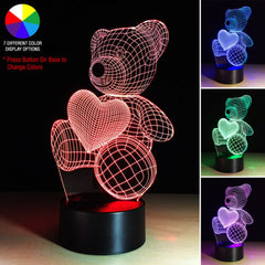 LED Light  Valentines Gift For Her -Love Birthday Teddy Bear