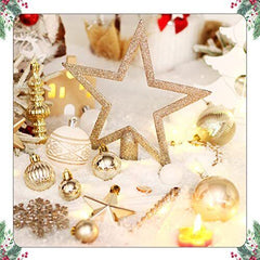 Christmas Tree Ornaments Set 78 Pack Christmas Ornaments Decorations for Christmas