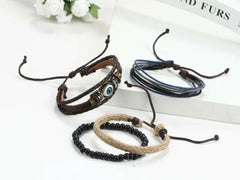 Multilayer Bracelet Eye Eyeball Adjustable Bracelet Jewelry