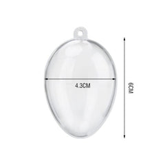 8cm Christmas Clear Balls Ornament Party