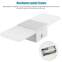 LED Square Wall Light Up Down Bedroom Sconce Lamp