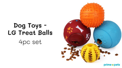 4pcs Pet Dog Interactive Tumbler Food Dispenser Feeder IQ Puzzle Treat Ball Toys