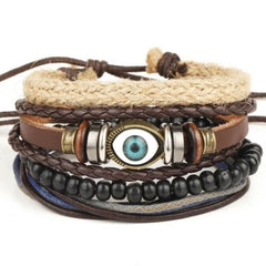 Multilayer Bracelet Eye Eyeball Adjustable Bracelet Jewelry